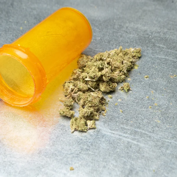 Marijuana medicinal e cannabis — Fotografia de Stock