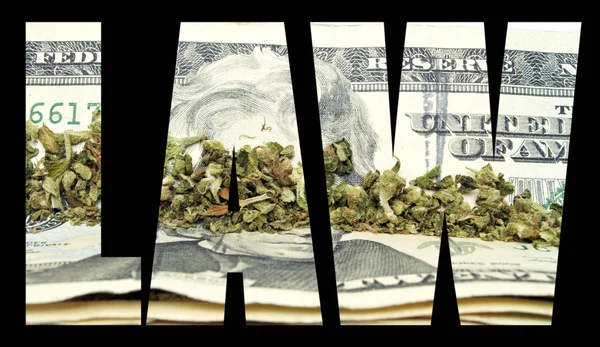 Wet van de marihuana — Stockfoto