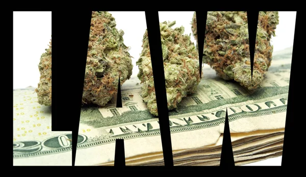 Wet van de marihuana — Stockfoto