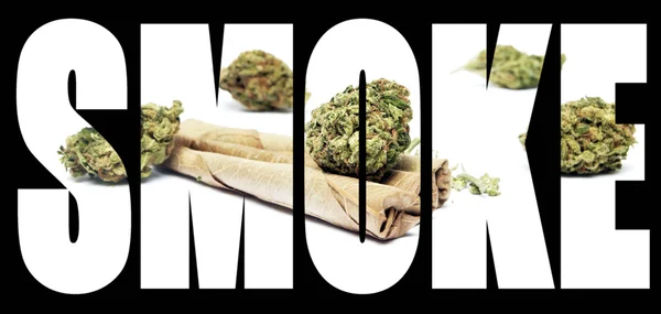 Marijuana rök — Stockfoto