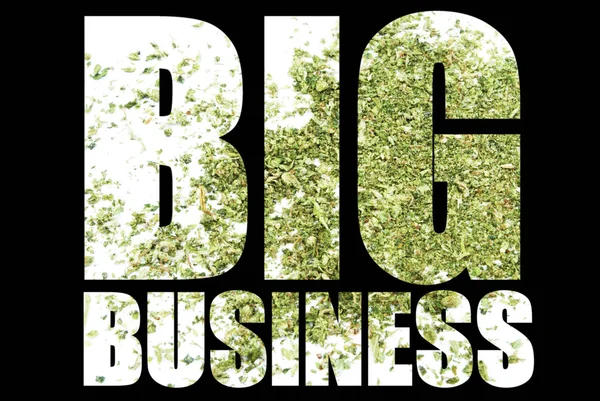 Wielki biznes marihuany — Zdjęcie stockowe
