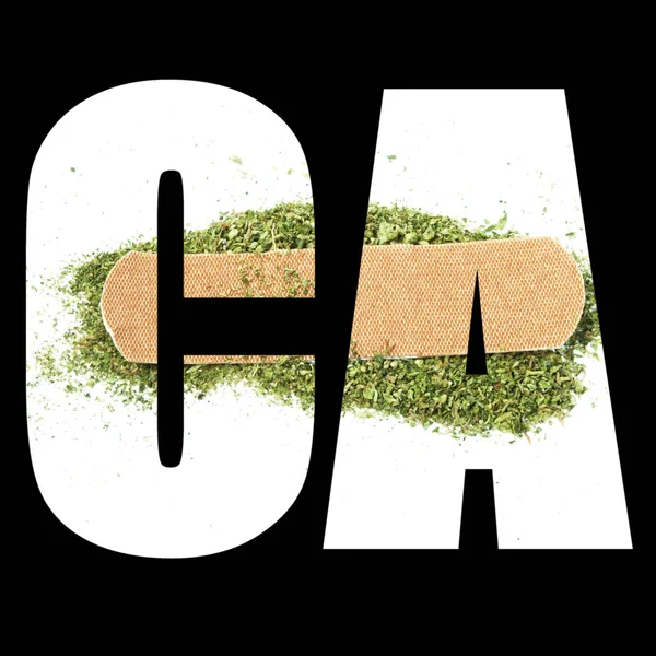 California, Marijuana and Cannabis — Stock Photo, Image