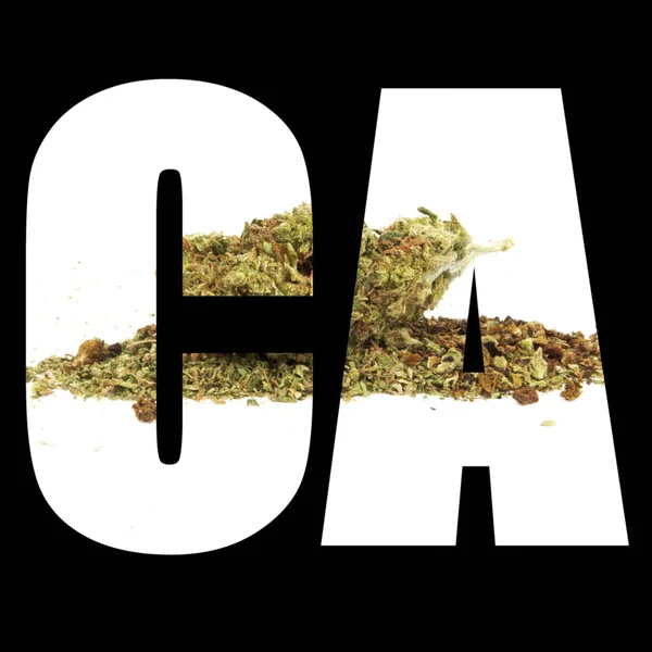 California, Marijuana and Cannabis — Stock Photo, Image