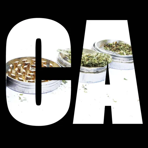 California, Marijuana and Cannabis — Stock Photo, Image