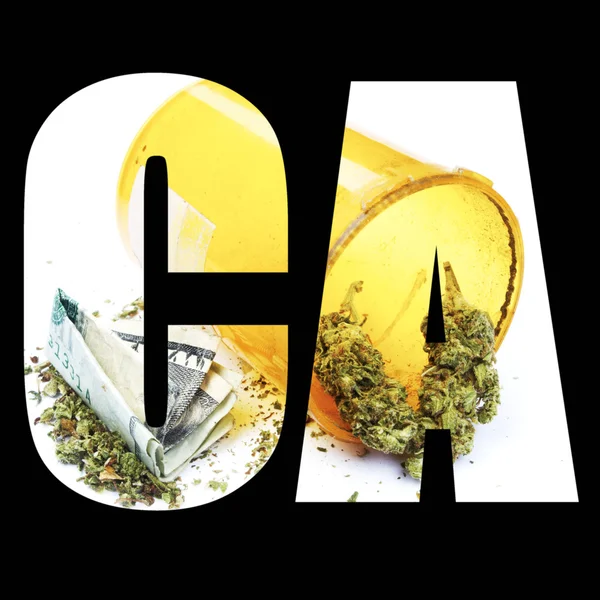 California, Marijuana e Cannabis — Foto Stock