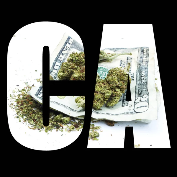 Marijuana, medicinska och fritids läkemedelsindustri i Amerika — Stockfoto