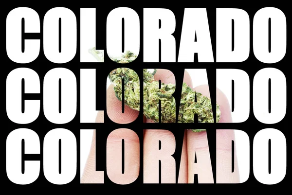 Colorado, a marihuána és a Cannabis — Stock Fotó