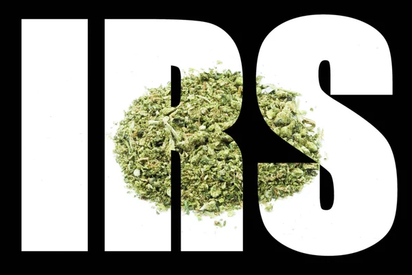 Marijuana e Cannabis Tax IRS — Foto Stock