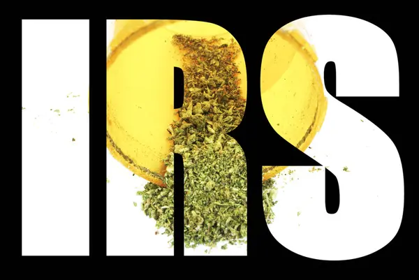 Marijuana och Cannabis skatt Irs — Stockfoto