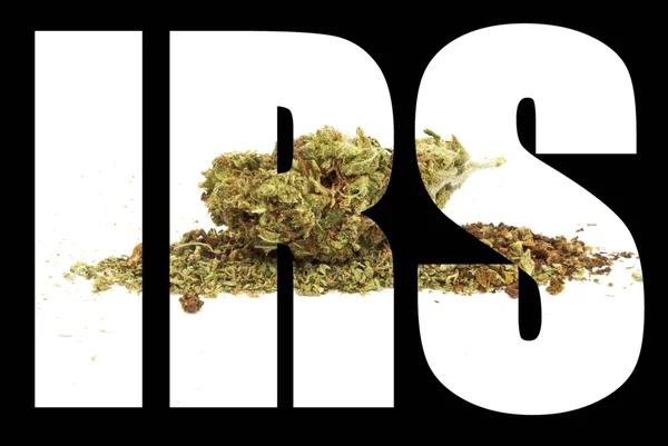 Marijuana e Cannabis Tax IRS — Foto Stock