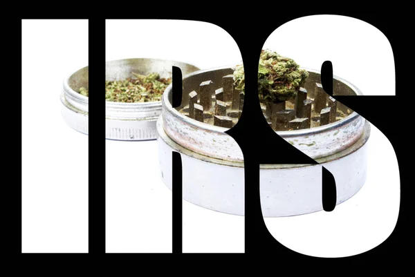 Marihuana i konopi podatkowego Irs — Zdjęcie stockowe