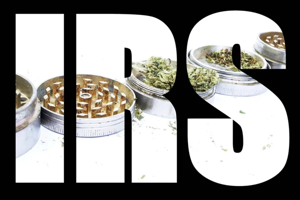 Marijuana och Cannabis skatt Irs — Stockfoto