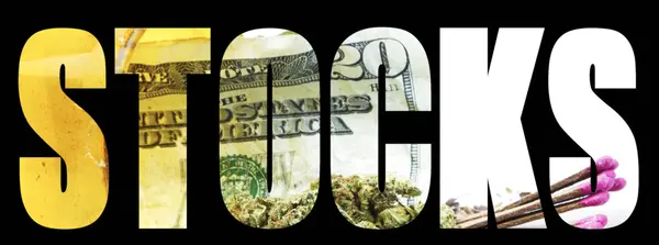 Marihuana und Cannabis, Aktien — Stockfoto