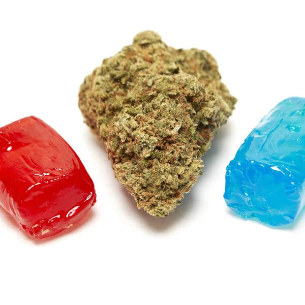 Doces de maconha Thc — Fotografia de Stock