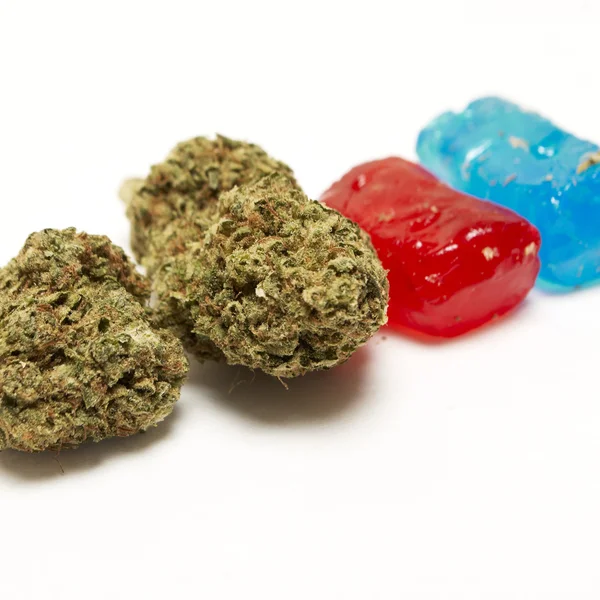 大麻的 Thc 糖果 — 图库照片