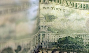 Birleşik Devletler Kongre Binası 'nı gösteren 50 dolarlık banknotun ayrıntıları