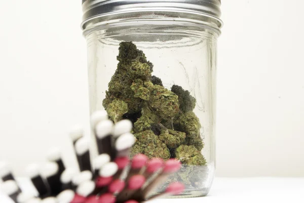 Pot van marihuana — Stockfoto