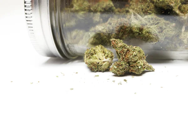 Marihuana of Cannabis toppen — Stockfoto