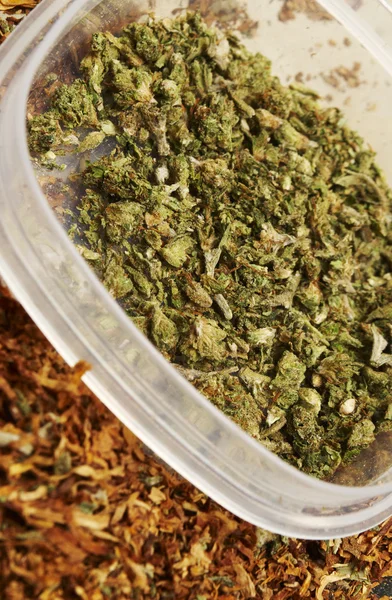 Wettelijke marihuana Bud Cannabis Pot of onkruid — Stockfoto