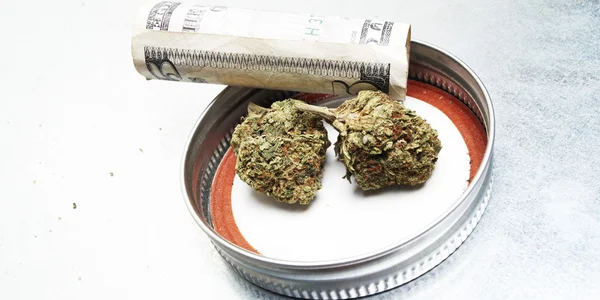 Marihuana legal Bud Cannabis Pot or Weed —  Fotos de Stock