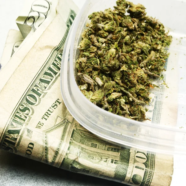 Legal Marijuana Bud Cannabis Pot or Weed — Stock Photo, Image