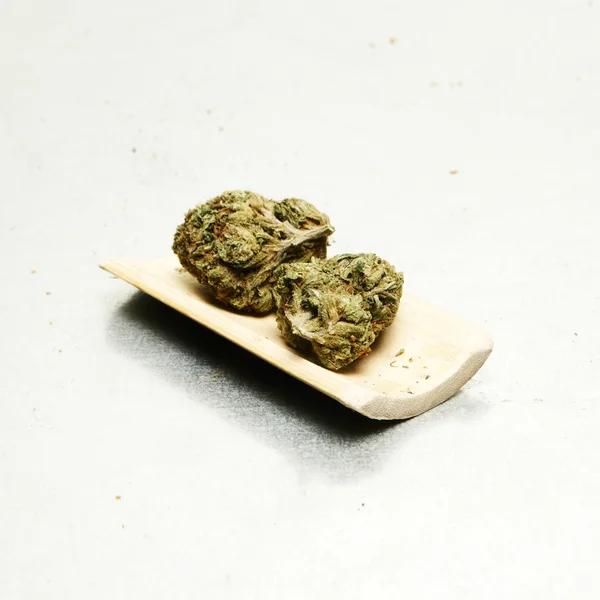 Maconha Legal Bud Cannabis Pot ou erva daninha — Fotografia de Stock