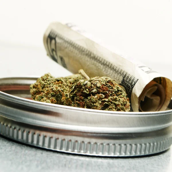 Legal Marijuana Bud Cannabis Pot or Weed — Stock Photo, Image