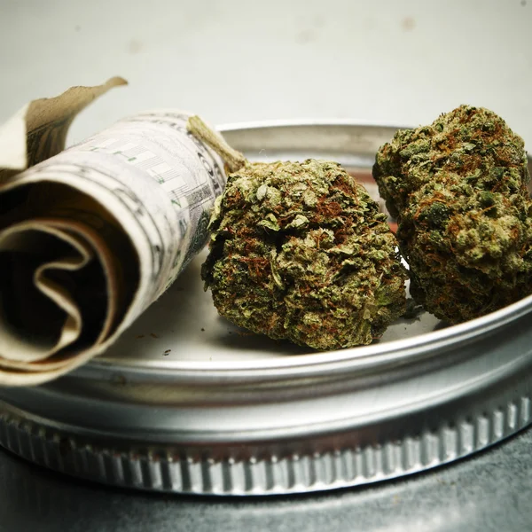 Marihuana legal Bud Cannabis Pot or Weed —  Fotos de Stock