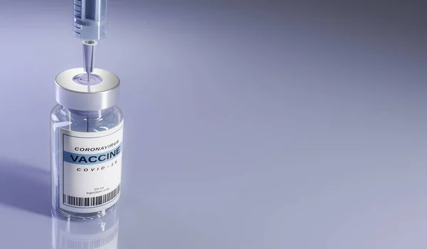 注射器とワクチンボトル ワクチンのイラスト 注射針付きボトルと注射器 — ストック写真
