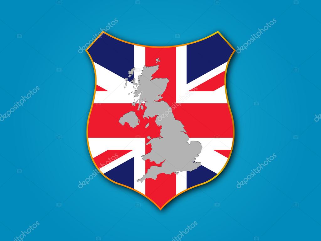 イギリス国旗 地図 記号 シンボル図 ストックベクター C Savi