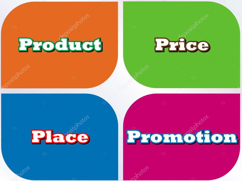 4p Marketing Mix Place Promotion Price Product Stock Vector Image By C Savi