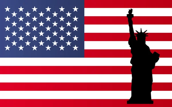 美国自由女神像 — 图库矢量图片