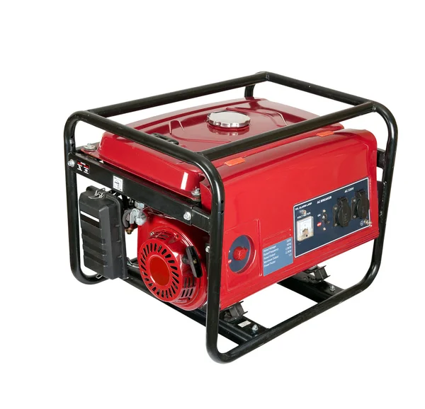 Portable gasoline generator. isolated on a white background. — Stock Photo, Image