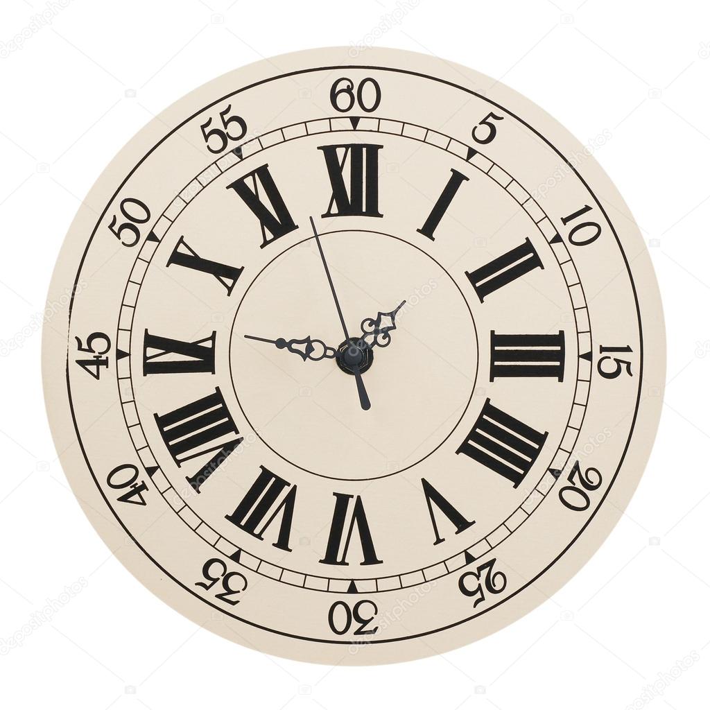 Wall clock with the Roman figures — Stock Photo © yevgeniy111 #56713069