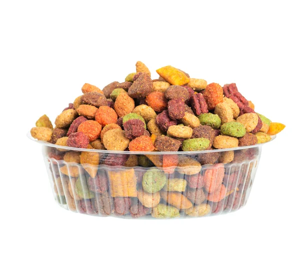 Dry food for animals. isolated — Stock Photo, Image