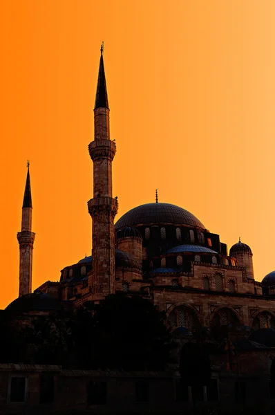 Moschea musulmana al tramonto . — Foto Stock