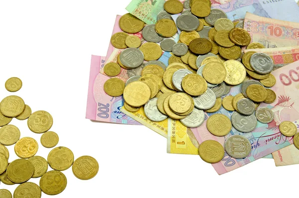 Ukraynalı para. (Uah) İzole — Stok fotoğraf