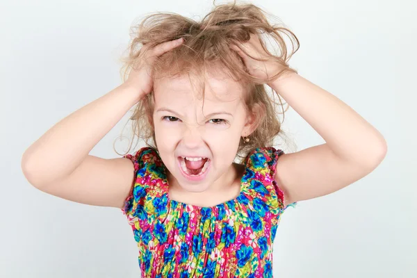 Criança de stress — Fotografia de Stock