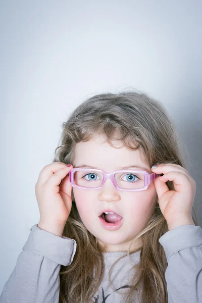 Surprised little girl Stock Photo