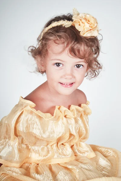 Portret van meisje 5 jaar — Stockfoto