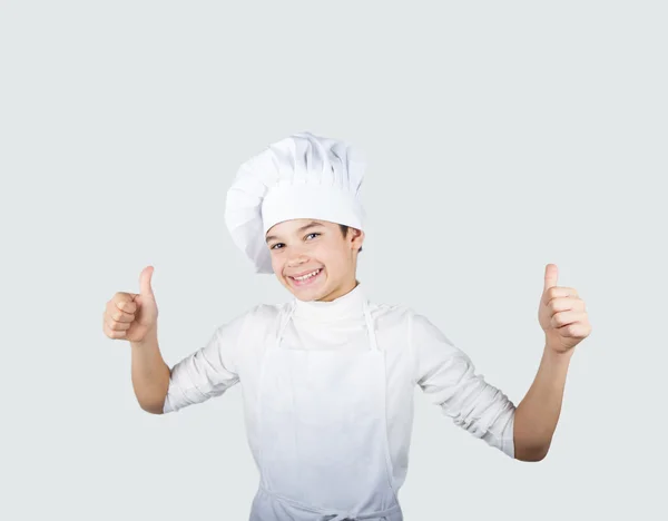 Bonito jovem chef — Fotografia de Stock