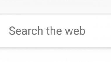 Arama Çubuğu Ekran Görünümü 'nde 