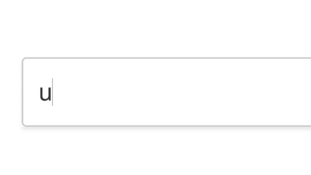 Ricerca Unboxing Nella Visualizzazione Dello Schermo Della Barra Ricerca Casella — Video Stock