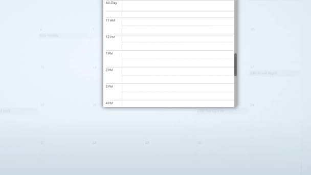 特別記念日の予定カレンダーのリマインダーを作成する 関係記念日を作成する期日スケジュール個人主催者のDatebookでプロンプトを表示します 日記入力のデジタル表示表示 — ストック動画