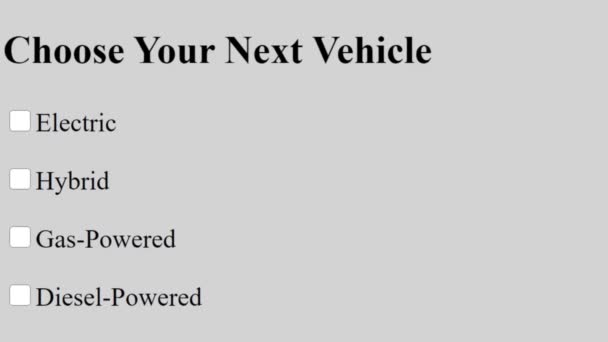 마우스커서 슬라이드 Clicks Electric Vehicle Choice Web Page 2014 Device — 비디오