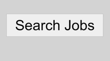 Fare imleci Web Sayfasında Kayıyor ve Arama Görevlerini Tıklıyor. Çevrimiçi İstihdam Aranıyor imlecinin Aygıt Ekran Görünümü. İnternet Ağı Web Sitesi Üzerinde İşsizlik Bakış Açısı.