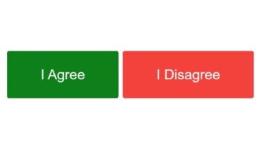 Fare imleci, Web Sayfası Yazılım Programına Katılmıyorum 'a tıklıyor. İmleç Tıklama Anlaşmazlığı Çevrimiçi Aygıt Ekran Görünümü. İnternet Ağı üzerinden Bakış Ağı Web Sitesi.