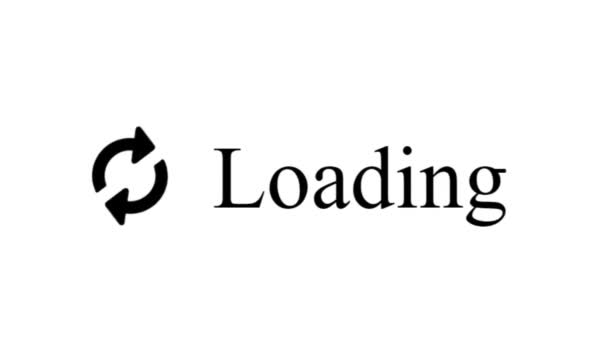 Webページのデバイス画面デジタル表示にサークルをロードします コンピュータソフトウェアの監視読み込み処理ファイル ビデオ データの観点 — ストック動画