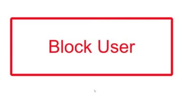 Fare İmleci Sosyal Web Sayfasında Kayıyor ve Blok Kullanıcısına Tıklıyor. İmleç tıklaması Çevrimiçi Bloklama Uygulamasının Aygıt Ekran Görünümü. İnternet Ağı üzerinden Bakış Ağı Web Sitesi.