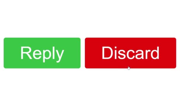 Mouse Cursor Slides Clicks Discard Message Web Page Software Program — 비디오